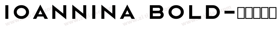 Ioannina Bold字体转换